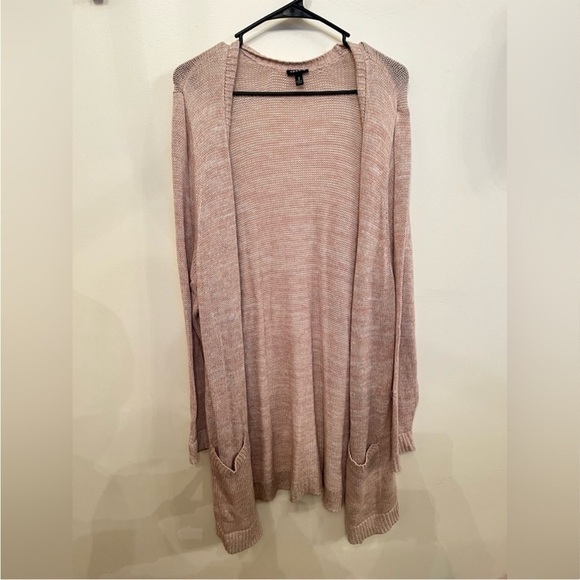 Torrid Cardigan Open Front Longline Sweater 2 - Picture 2 of 5